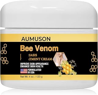 Bee Venom Cream,Natural bee venom cream delicate and gentle for all skin types-4OZ