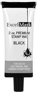 Self Inking Stamp Refill Ink - 2 oz. - Black Ink