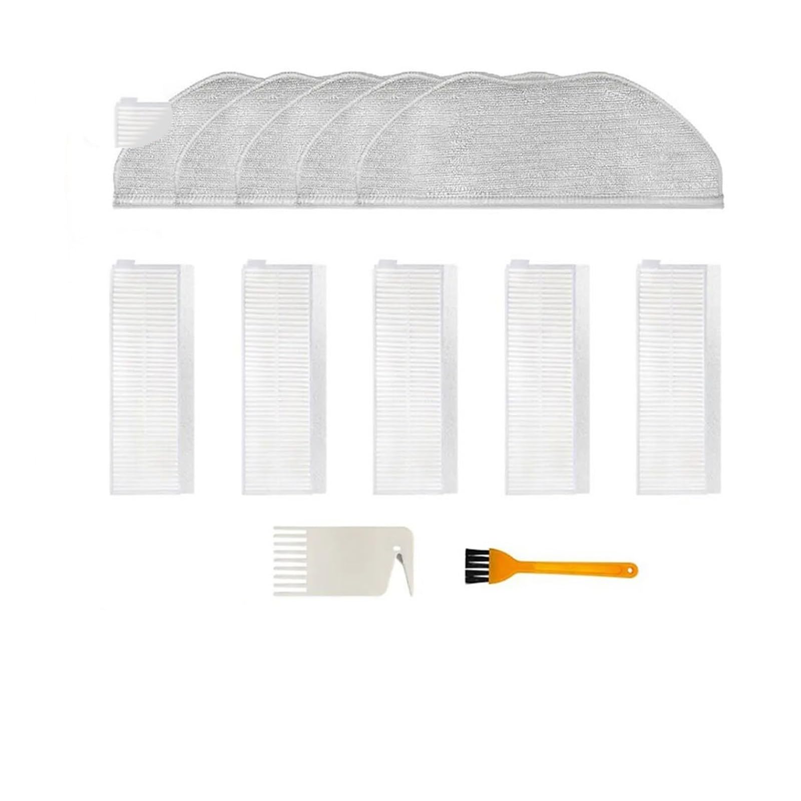 Kicici Compatible Compatible With Xiaomi Viomi V3 Max Robot Vacuum Cleaner Main Side Brush Hepa Filter Mop Rag Replacement Spare Parts V-RVCLM27BB(Lavender)