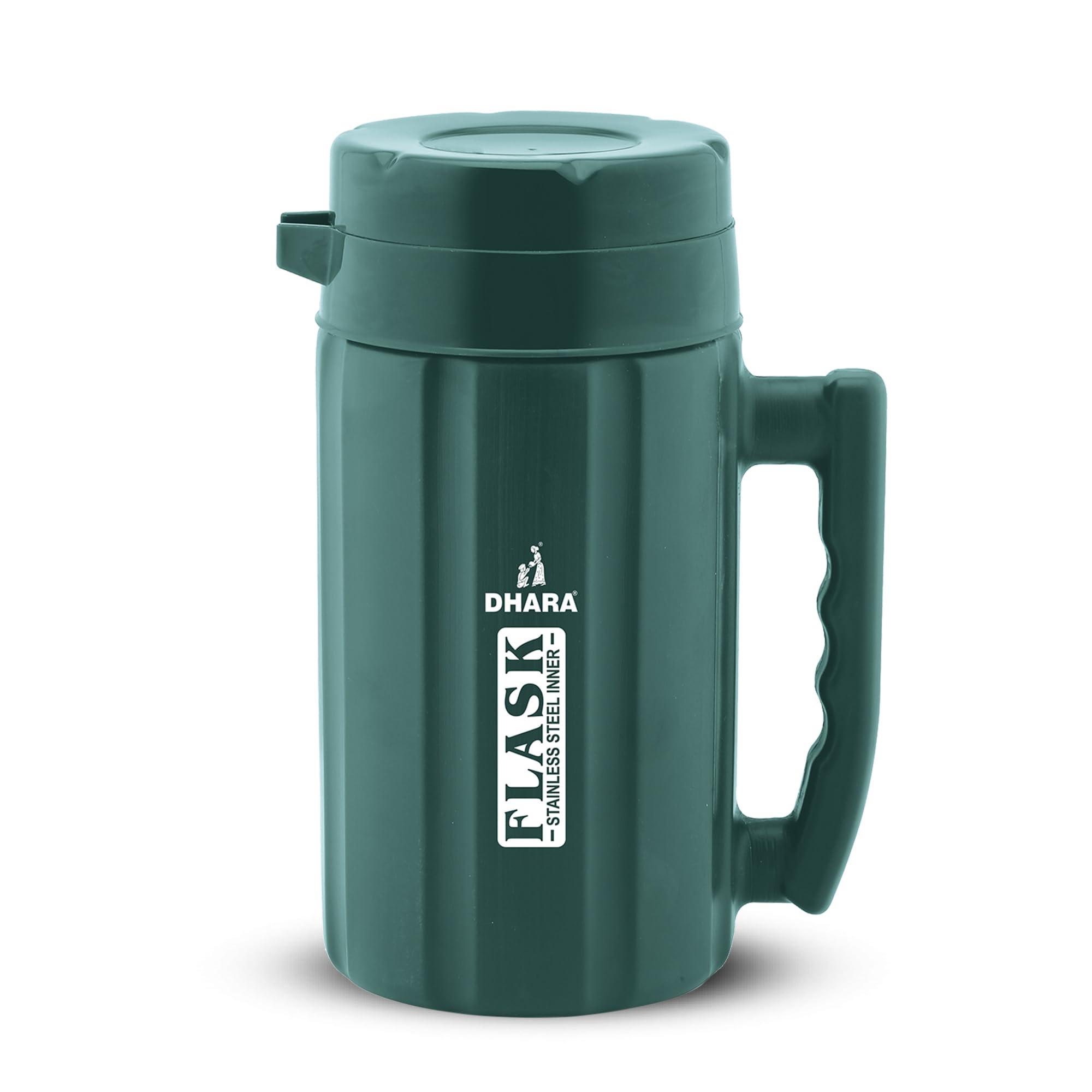 Dhara Stainless Steel Insulated Hot and Cold Flask 1000ml Green | Inner Stainless Steel Insulated Jug | BPA Free | Leak Proof | Easy to Carry | Tea Coffee Thermoware Insulated Steel Inner Tuff Jug (B0CJ6QTK26) Amazon Price History, Amazon Price Tracker