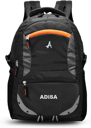 ADISA 32L large laptop backpack office bag college travel back pack with rain cover