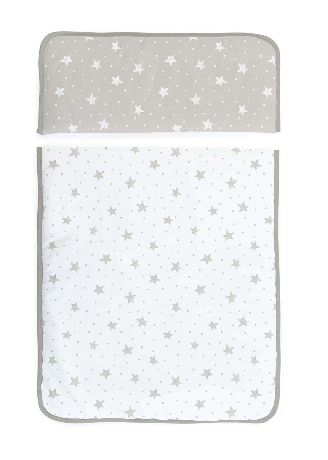 NAF Minicuna + Textil Y Velo Stars and Dots, Color Rainbow and Grey, 8 g