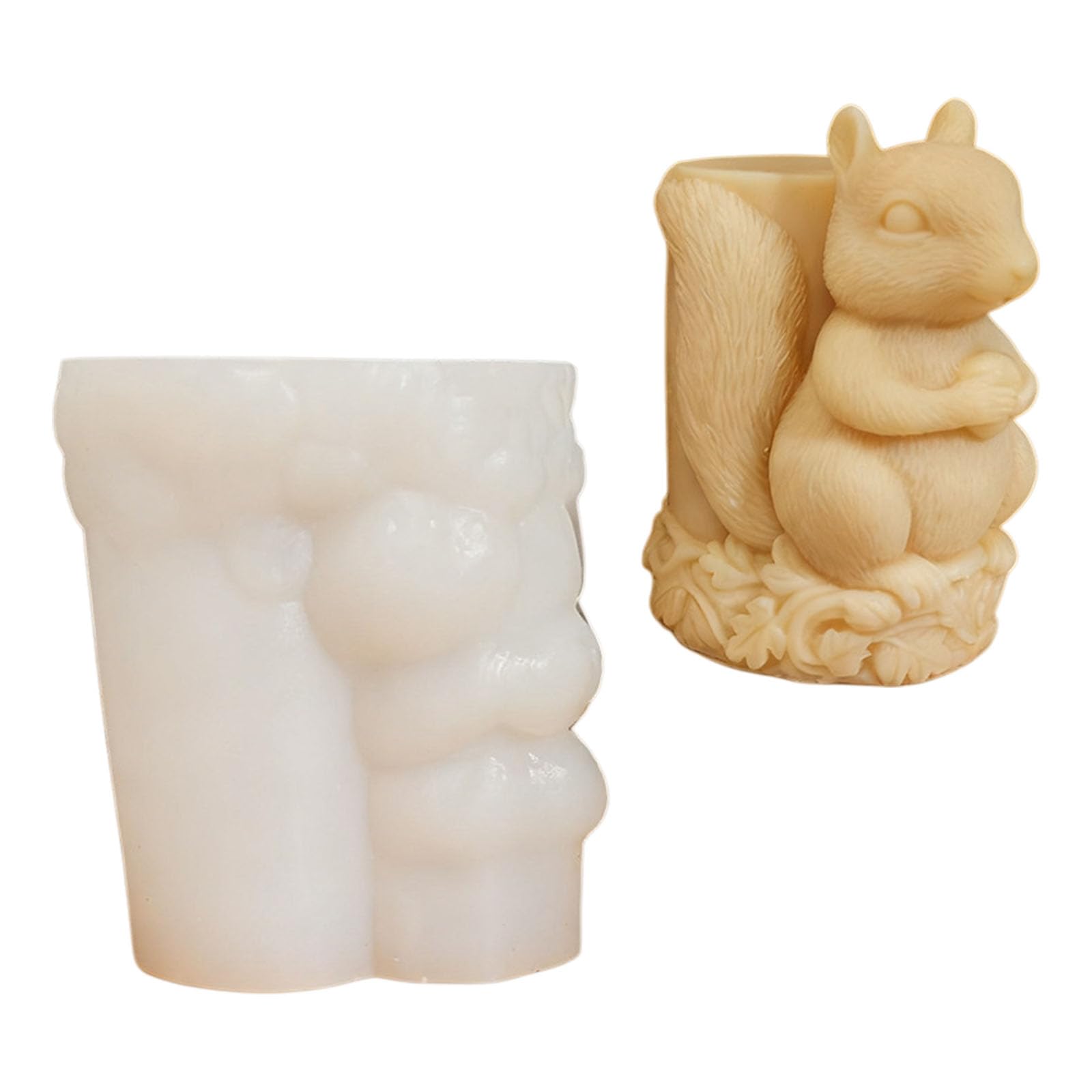 Buxuaaaa Multicolor Squirrel Statue Silicone Mold For Soap Home Decoration Making Multipurpose Silicone For Epoxy Resin Craft Molds