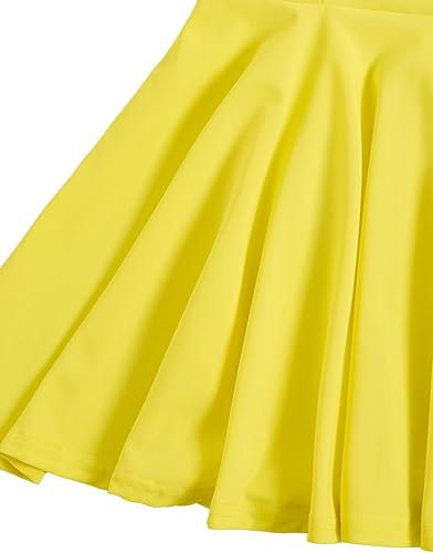 WDIRARA Girl's Tennis Dress Sleeveless Crisscross Back Athletic Workout Tank Dresses(Green,5T)