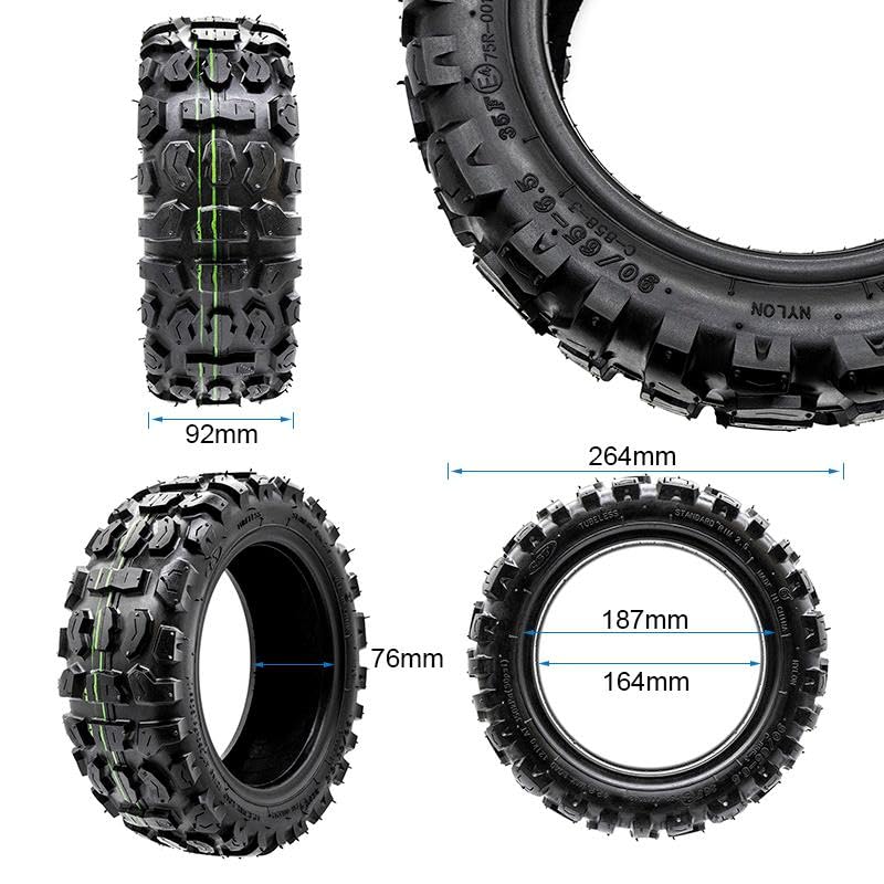 Mobile TM Compatible avec Pneu Trottinette Électrique tubeless 90-65-6,5 [CST]