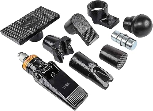 Miniatura 3 de JEGS Kit de potencia Porta de 10 toneladas - Ram hidráulico con sistema de sobrecarga de bomba, carrera de 5 1/8 pulgadas, altura mínima de 12 11/16