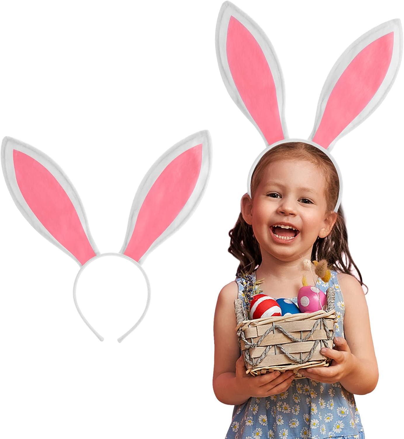 Sibba Bunny Ear Headband Hairbands 1 Piece Plush Easter