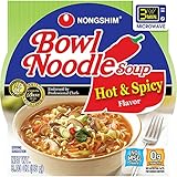 Nongshim HOT & SPICY Noodle Soup, 3.03 Ounce
