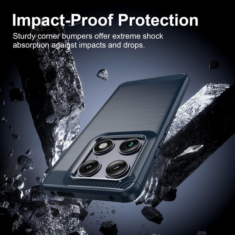 Image of Basic Case for Moto Edge 70 Ultra 5G (Carbon Fibre Blue)