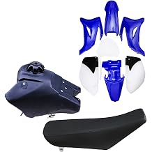 Pit Dirt Bike Fender Fairing Plastics Body Kit with Fuel Tank Tall Seat for TTR110E TTR 110 TTR110 SSR110 Offroad Motorcycle Mobility Motorbike Moto 110cc 125cc 140cc 150c 160cc 200cc 250cc Blue