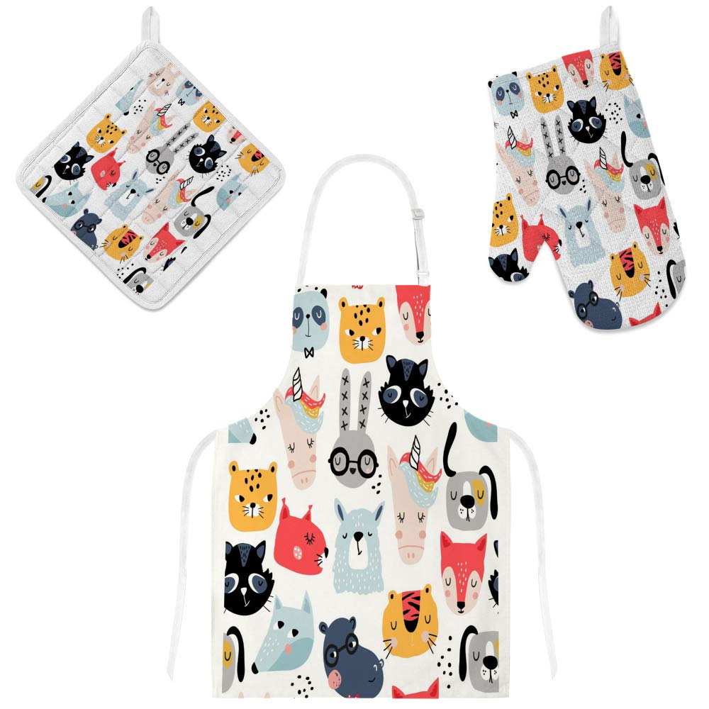 Tablier de cuisine animaux pour vos moments gourmands en famille