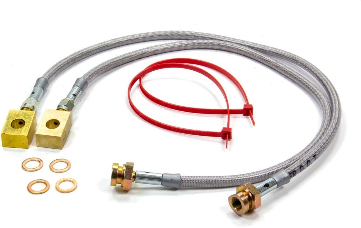 Skyjacker (FBL40) 2.5"- 5" Stainless Steel Brake Line - Pair