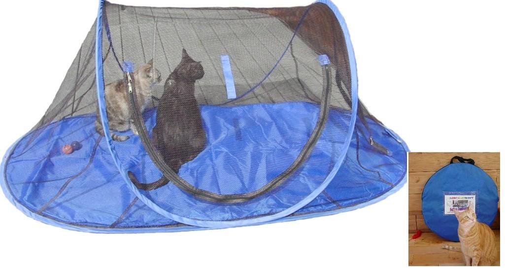 Wildwhiskers Outdoor Feline Funhouse Plus Comfort Pad