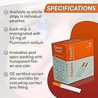 Vista 5 de Tiras táctiles Fluoro - 300 tiras por KASHSURG