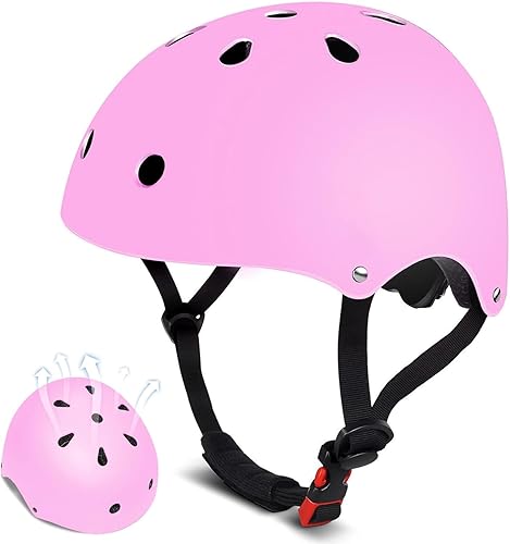 Miniatura 12 de Casco de bicicleta para niños de 2-3-5-8-14 años para niñas, niños, niños pequeños, niños y jóvenes, casco de bicicleta para niños pequeños con #2
