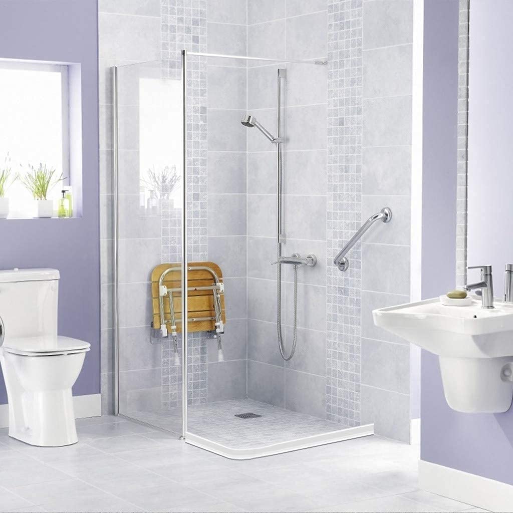 Bad Wasserbarriere Silikonstreifen Duschwanddichtung, Flexibler Silikon-duschkabinen dichtungen, Bad Wassersperre Für Nass- Und Trockentrennung (200cm,schwarz)