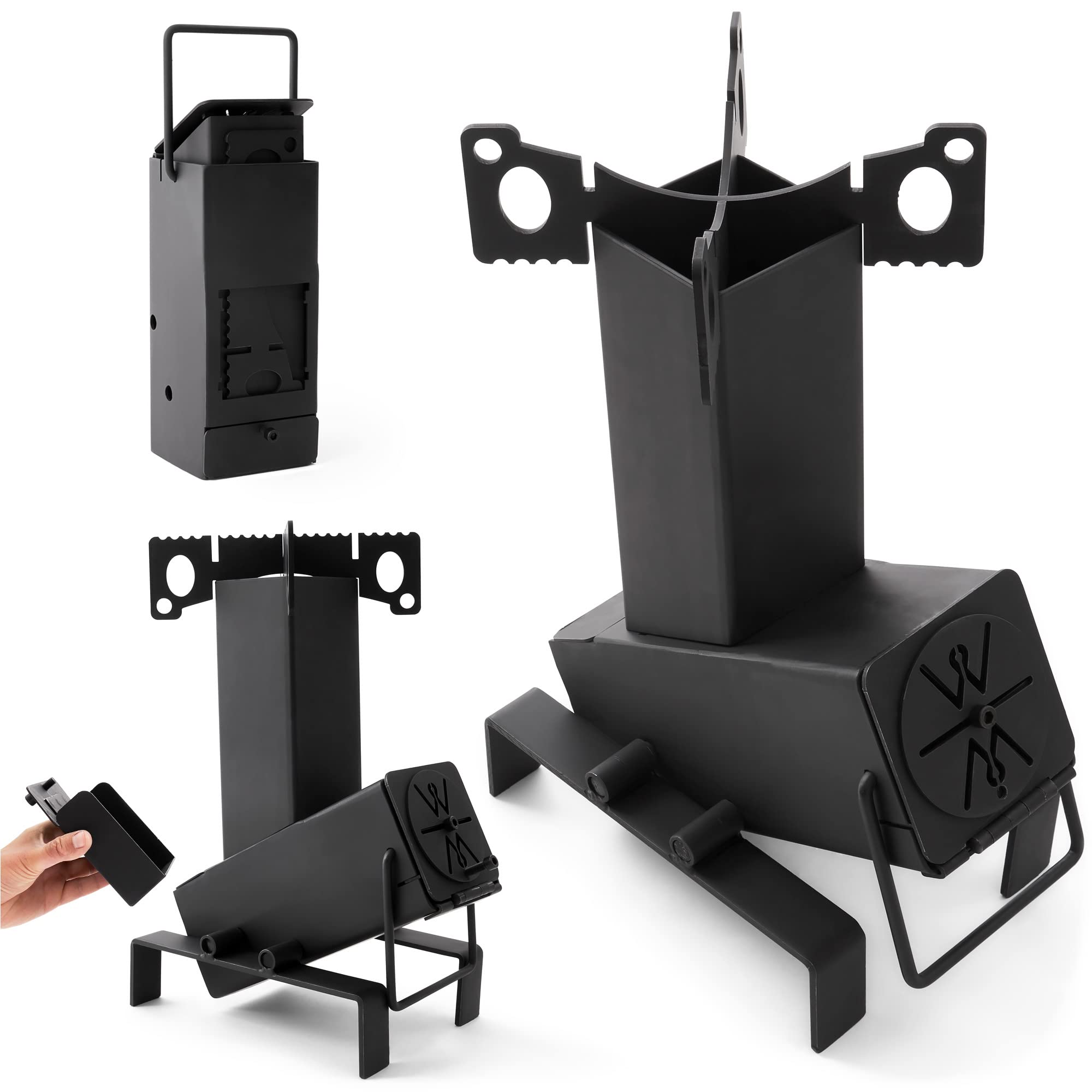 Buy WISE MOOSE Rocket Stove Portable Wood Stove with Air Circulation