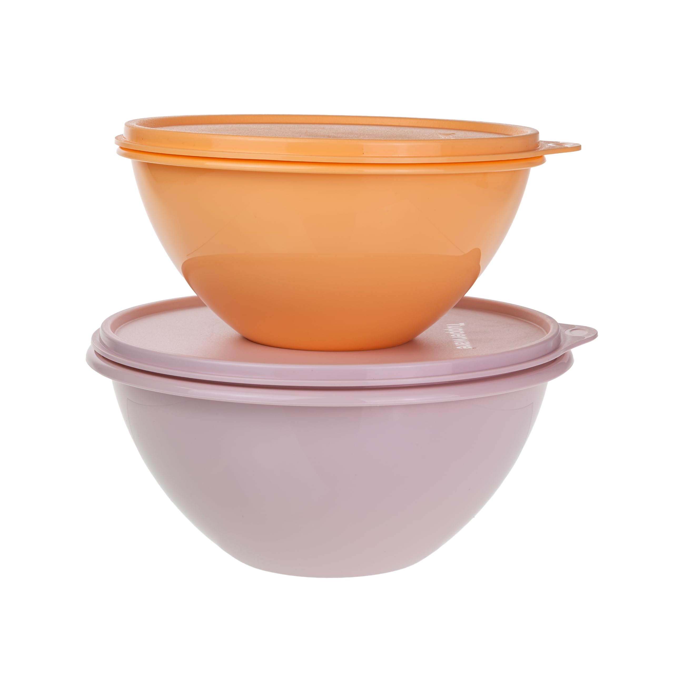 Generisch TW Wunderschüssel Schüssel 1,7 L + 1,1 Rosa Orange 2er Set Rührschüssel Servierschüssel BPA-frei lebensmittelecht (inkl. Geschenk-Artikel)