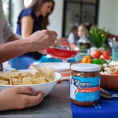 Miniatura 6 de Riveras Family Recipe Salsa caliente 16 onzas paquete de 4  lote pequeño totalmente natural sabor casero hecho con alimentos integrales jalapeño