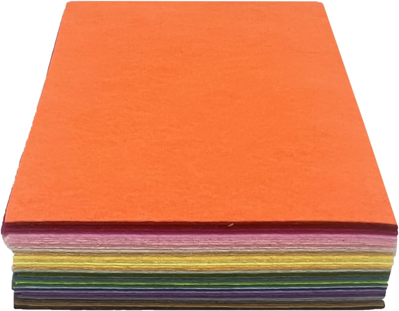 Felt Fabric Sheet 8"x12" (20 * 30cm) DIY Hand Sewn Patches on Fabrics, Various Colored Polyester Felt Fabrics for Art and Crafts, Party Decorations, 1mm Thick