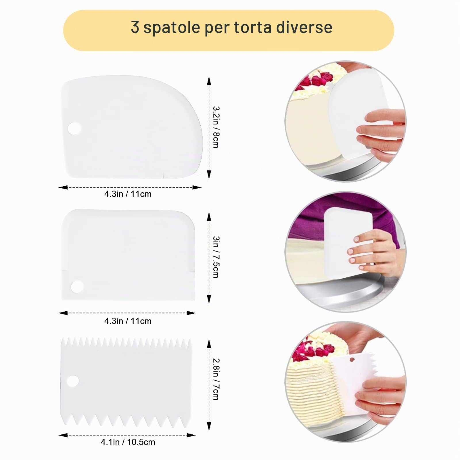 Uten Piatto Girevole per Torte in Alluminio, Set di Utensili Decorazioni Torte Pasticceria, Kit Pasticceria Professionale con Spatole e Ugelli, Per Fare Torte, Decorare Pasticcini