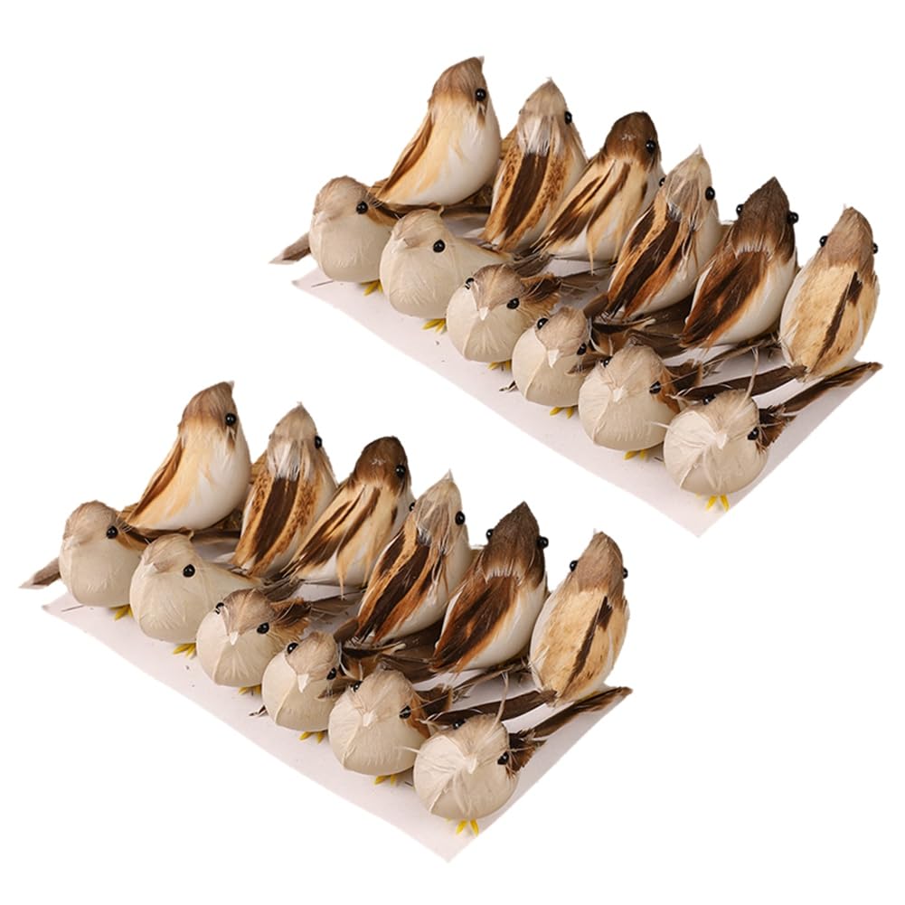 CTRLZS Mini Simulation Bird Artificial Color DIY Crafts Home Fairy Garden Decoration Ornaments Gift B