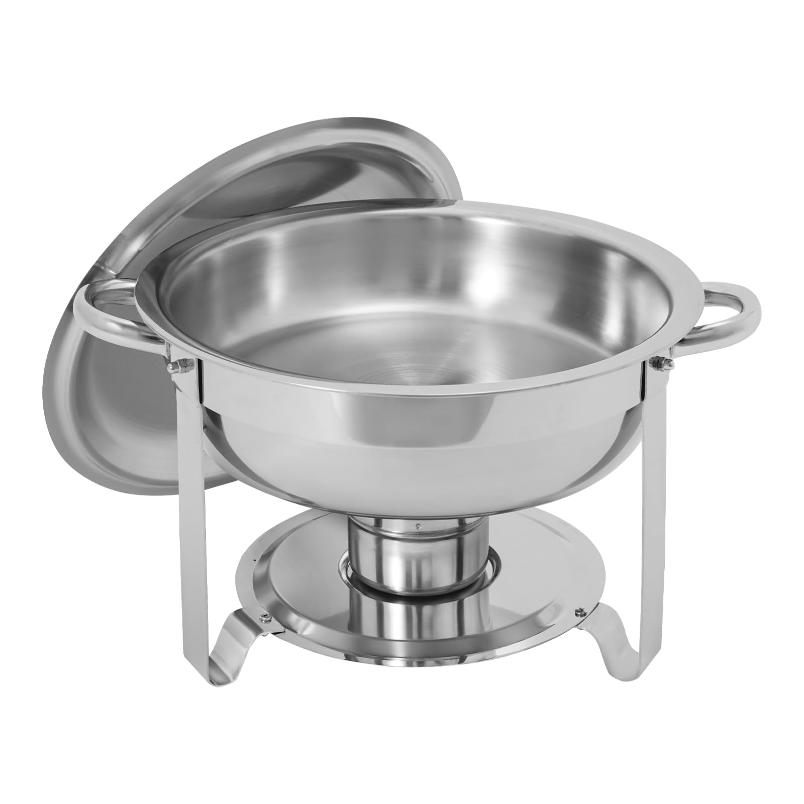 Set da 2 pezzi Chafing Dish Buffet, in acciaio inox, per ristoranti, buffet, hotel, caffetterie, 41 x 25 cm