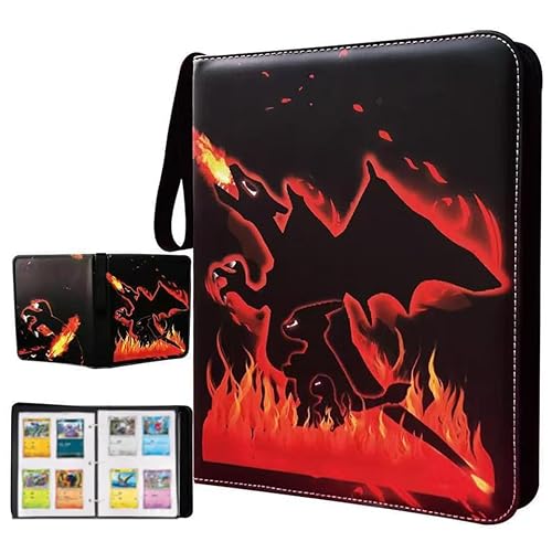 CasRmia Trading Card Binder 400 Pockets Card Holder High Cap...