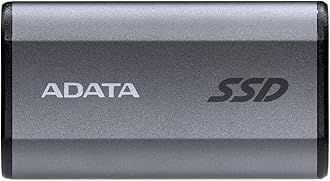 ADATA SE880 1TB External Solid State Drive/SSD, USB 3.2 Gen 2x2 Type-C, Fast Speeds of up to 2000 MB/s - AELI-SE880-1TCGY (Titanium Gray)