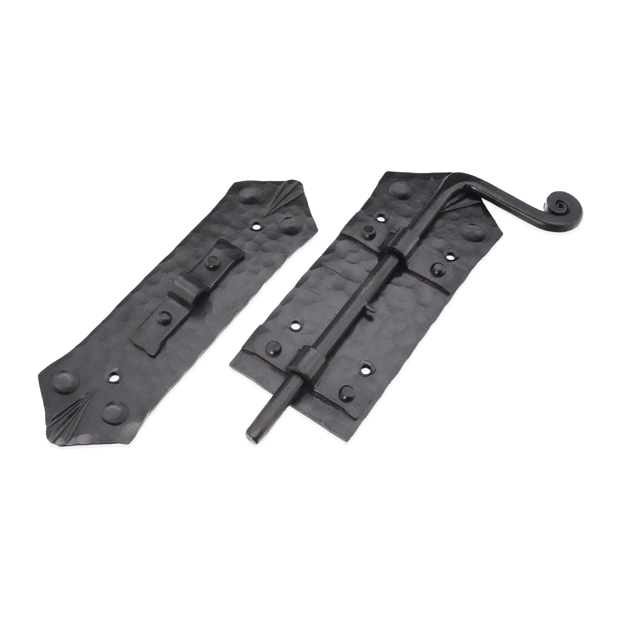Cerradura de cierre de hierro forjado para baúl antiguo cofre manta caja de cocina armario puerta mano forja metal decoración del hogar accesorios