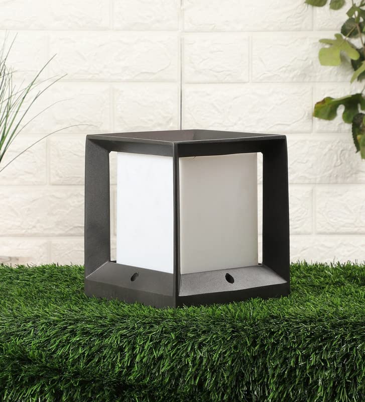 Image of ELIANTE Grey Metal Gate Light - 2408-MED | 3 Years Warranty | Free - LED LAMP