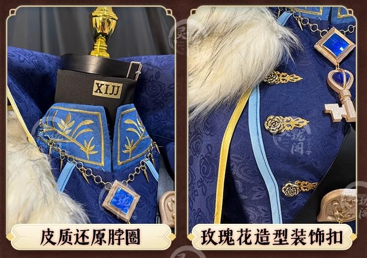 Amazon.co.jp: 第五人格 隠者 看守長 コスプレ衣装(ウィッグ 靴別売り