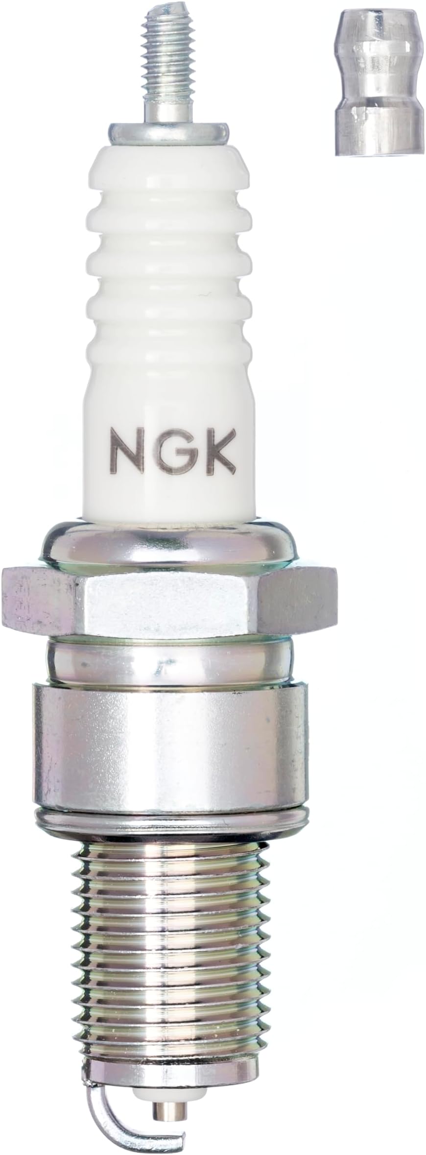 NGK CR8EH-9 Spark Plug - white/silver : Amazon.co.uk: Automotive