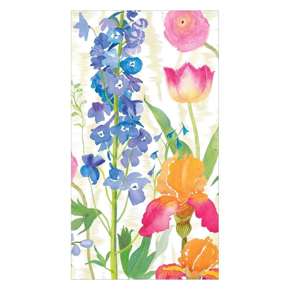Servilletas de papel decoradas para invitados, diseño jardín de verano, paquete de 15