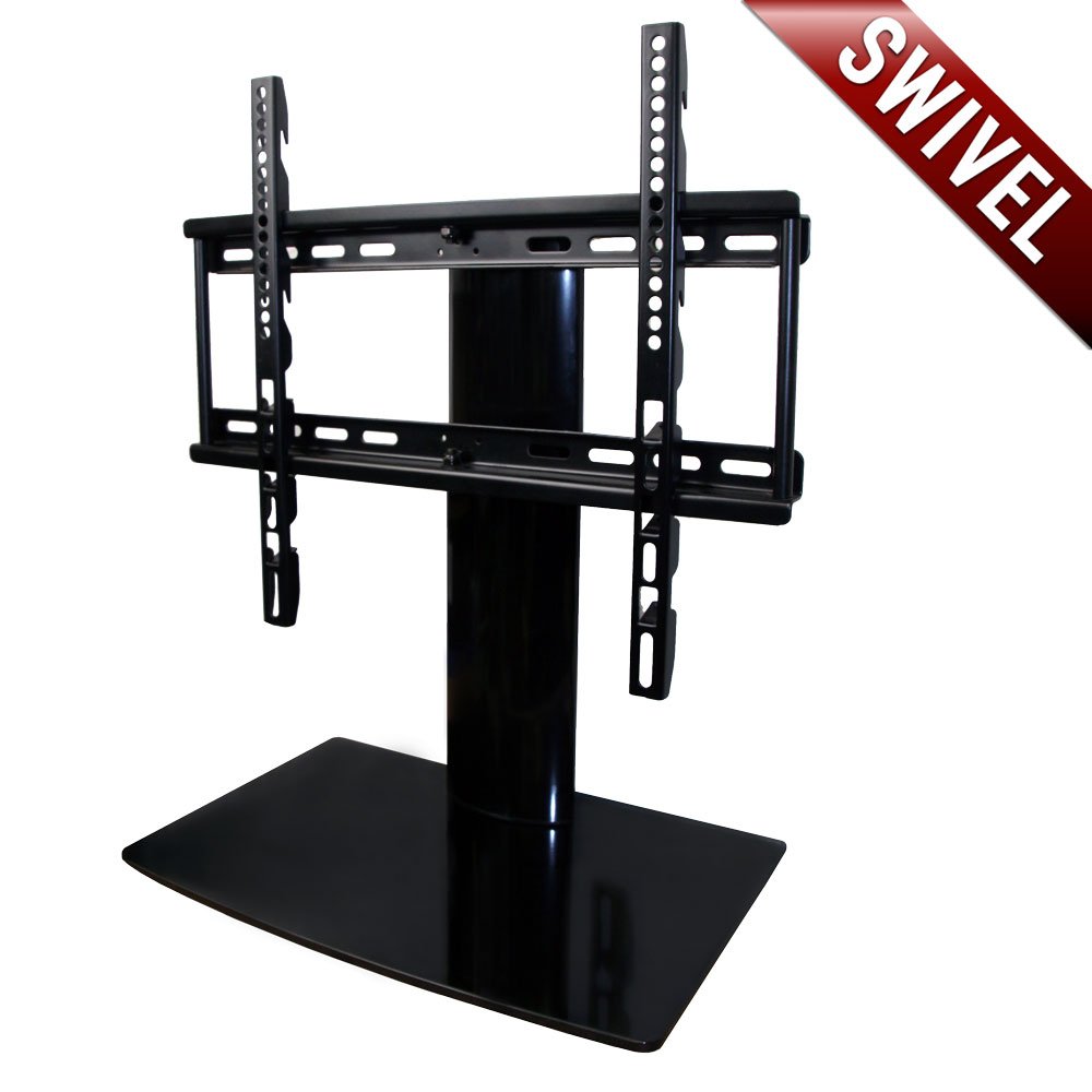 Aeon Stands and Mounts Small TV Stand with Swivel and Height Adjustment