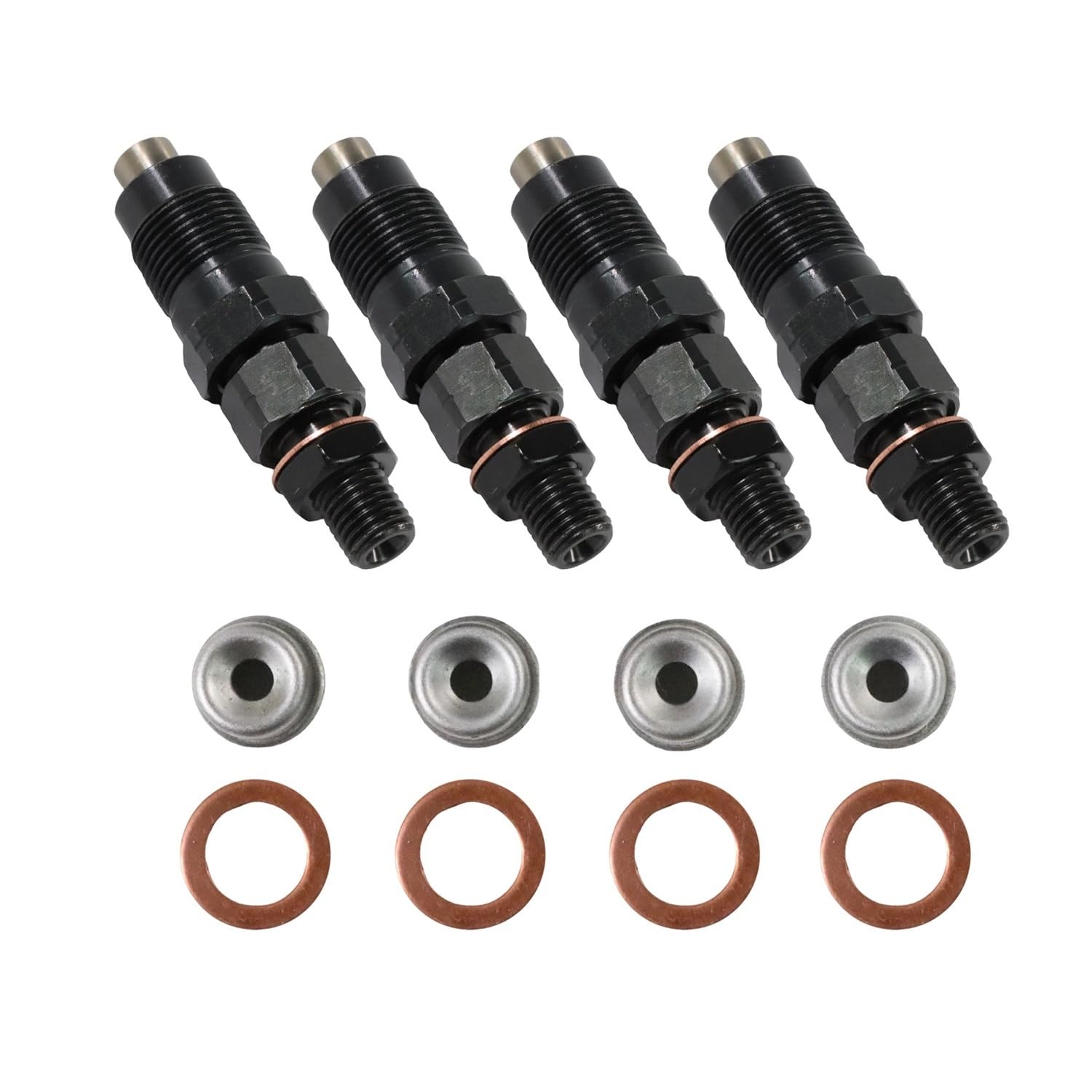 Accessoires de remplacement Lot de 4 écrous d'injecteur de carburant 20 mm 16600-43G23 for moteur diesel TD27 D21 2,7 L TD27, système d'alimentation en carburant de remplacement