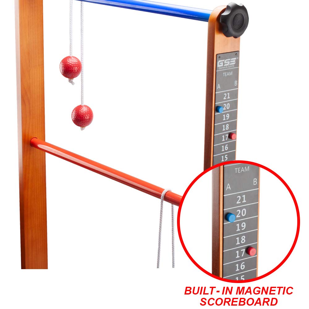 Buy GSE Games & Sports Expert Premium Solid Wood Ladder Golf Ball Toss