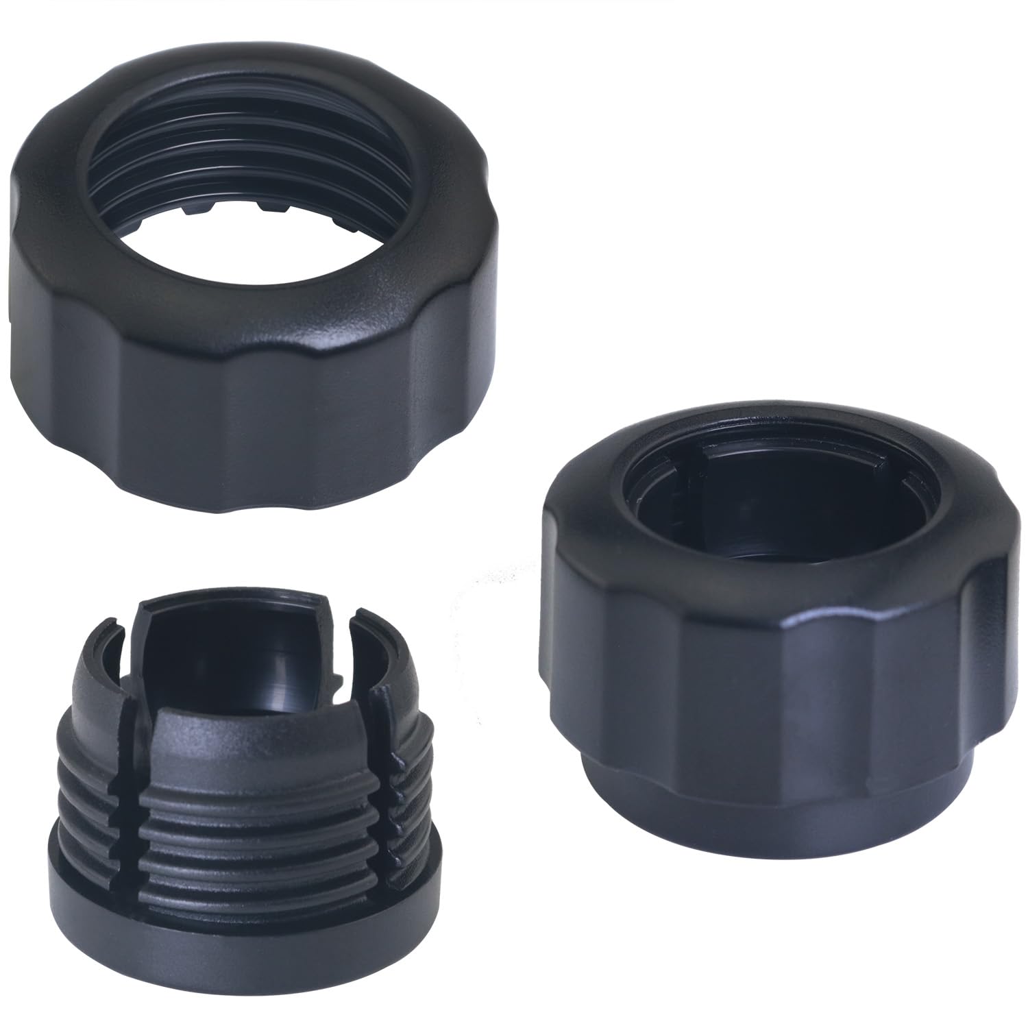 10 Sets Ball Joint Mounting Socket 17mm/18mm Mobile Phone Holder Car Gravity Mount Accessory with Threaded Screw Fixing Nut Air Outlet Fixing Clip Nut Base Holder