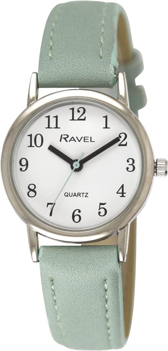 Women's Pastel Coloured Everyday Silver Tone Watch - Analogue Quartz - R0137