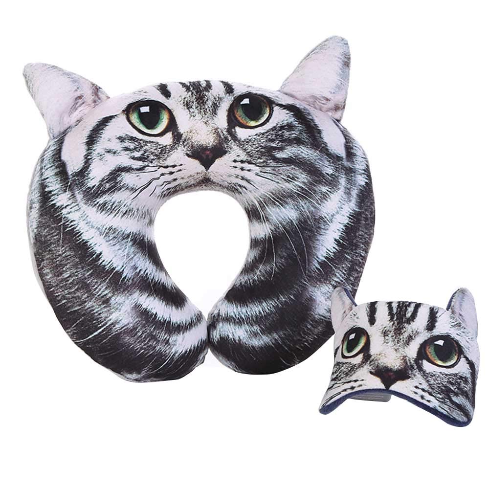 Buy Travel Pillow with Eye Mask,UShape Neck Pillow Memory Foam Neck