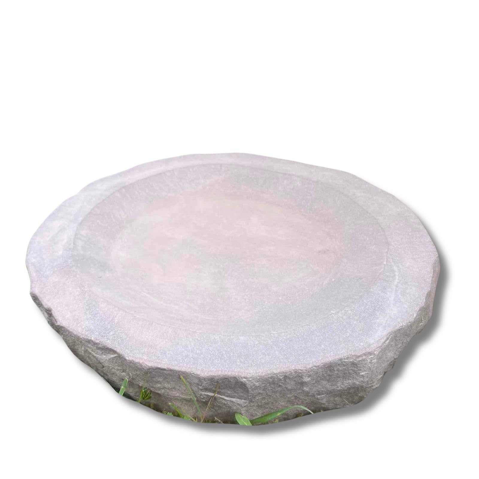 Asien LifeStyle Bebedero para pájaros, piedra natural, 30 cm, resistente a las heladas y a la intemperie