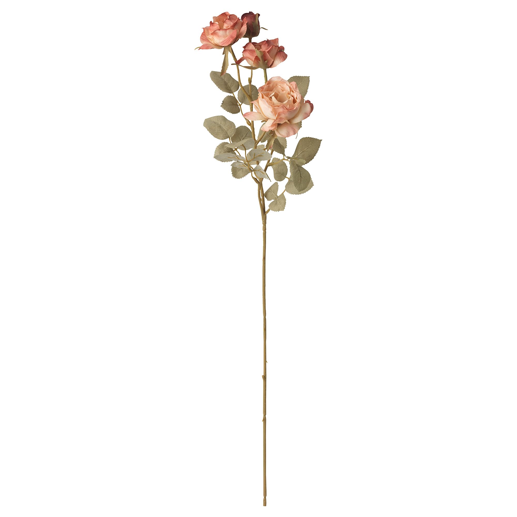 Fleur artificielle rose doré marron 63 cm ProTuning SMYCKA pour décoration intérieur et extérieur