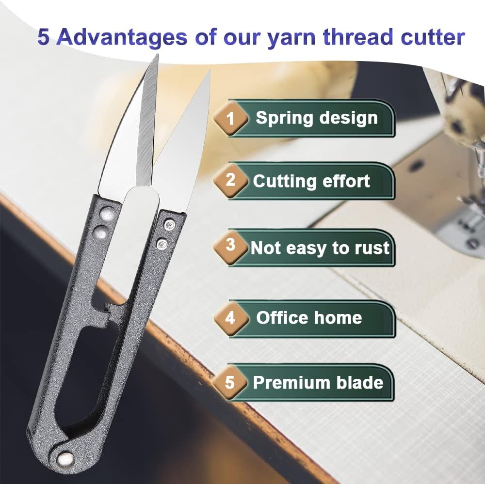 3pcs Sewing Scissors,4.27in Multi-Color Sharp Yarn Snips,Portable Mini Thread Cutters,Sewing Snips Trimming Nipper for DIY Supplies Embroidery Fishing Crafts Plants image 3