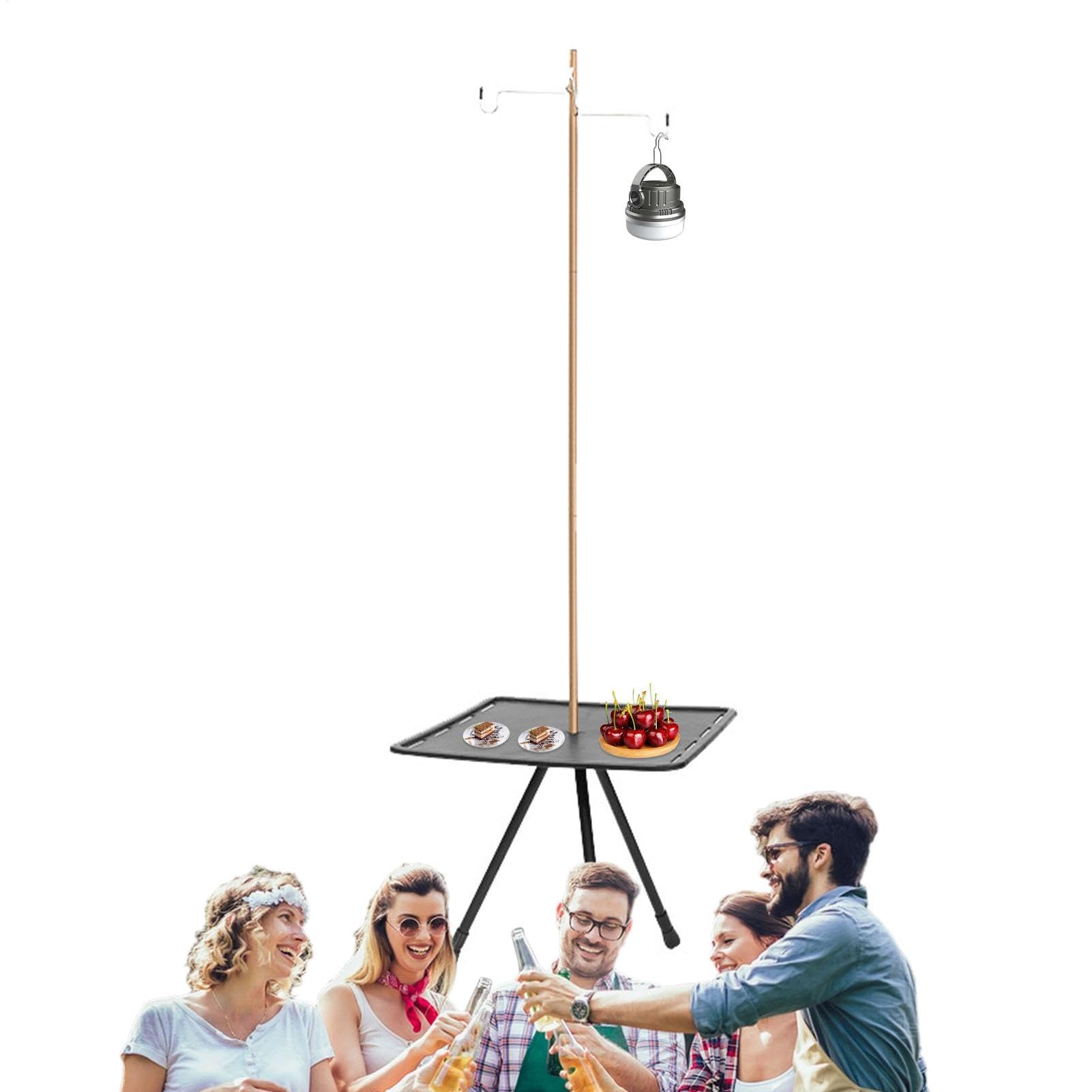 Tavolo pieghevole da spiaggia, tavolino da campeggio,Tavoli da spiaggia portatili Tavoli da campeggio con supporto leggero - tavolo da campeggio all'aperto per barbecue, pesca, schizzi