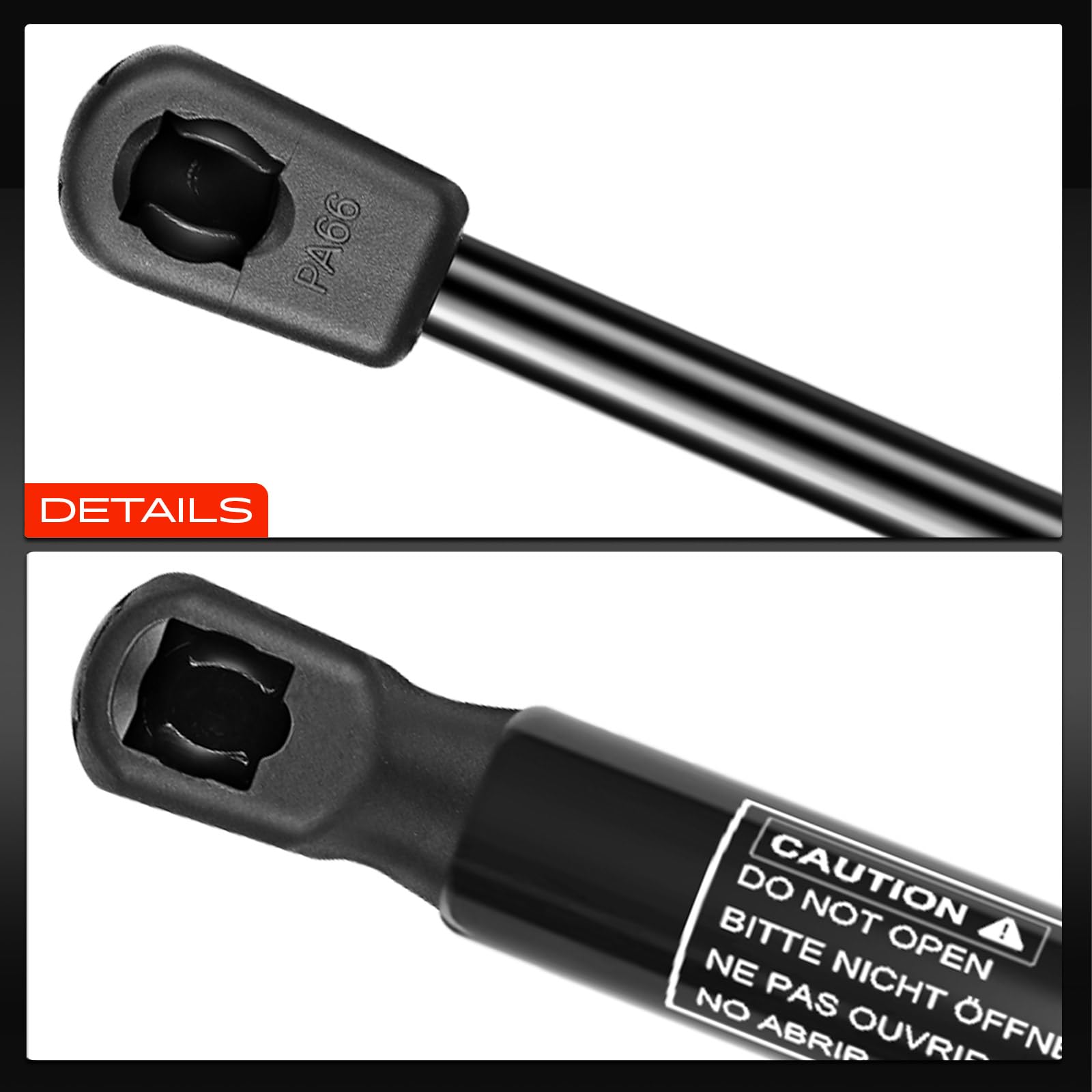 Frankberg 2x Molle a gas Portellone posteriore Compatibile con A6 Allroad 4FH C6 Station Wagon 2006-2011 A6 Avant 4F5 C6 Station Wagon 2005-2011 Replace# 4F9827552