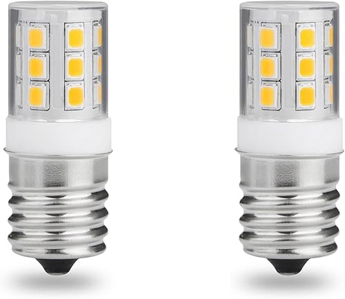 Makergroup Bombilla LED para refrigerador, bombilla LED E17 T8 para nevera a prueba de humedad para bombillas de congelador particulares 297048600 Makergroup Bombilla LED para refrigerador, bombilla LED E17 T8 para nevera a prueba de humedad para bombillas de congelador particulares 297048600