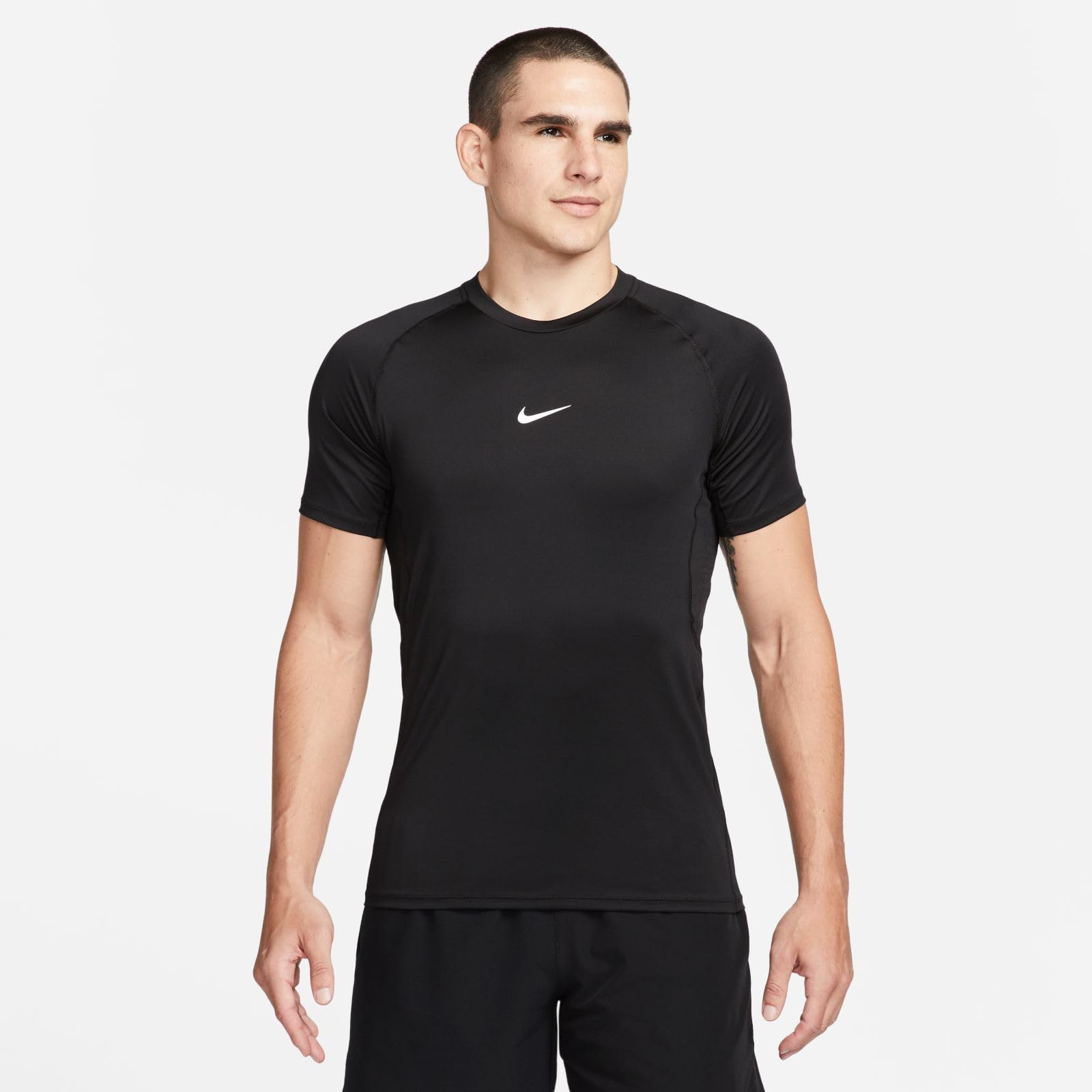 Nike M NP DF Slim Top SS Top Uomo (Pacco da 1)