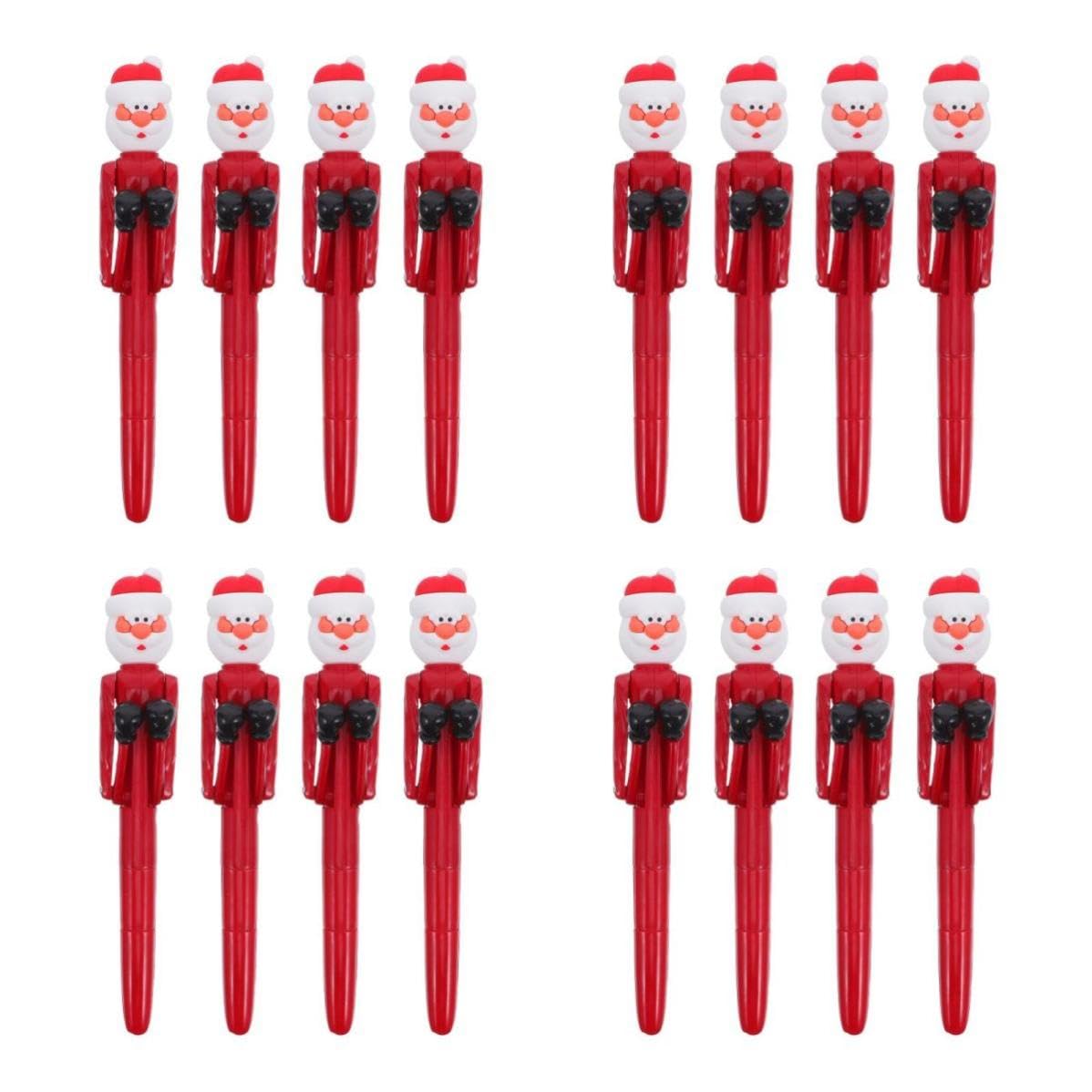 16 Stück Originelle Weihnachtskugelschreiber im Kasten Design