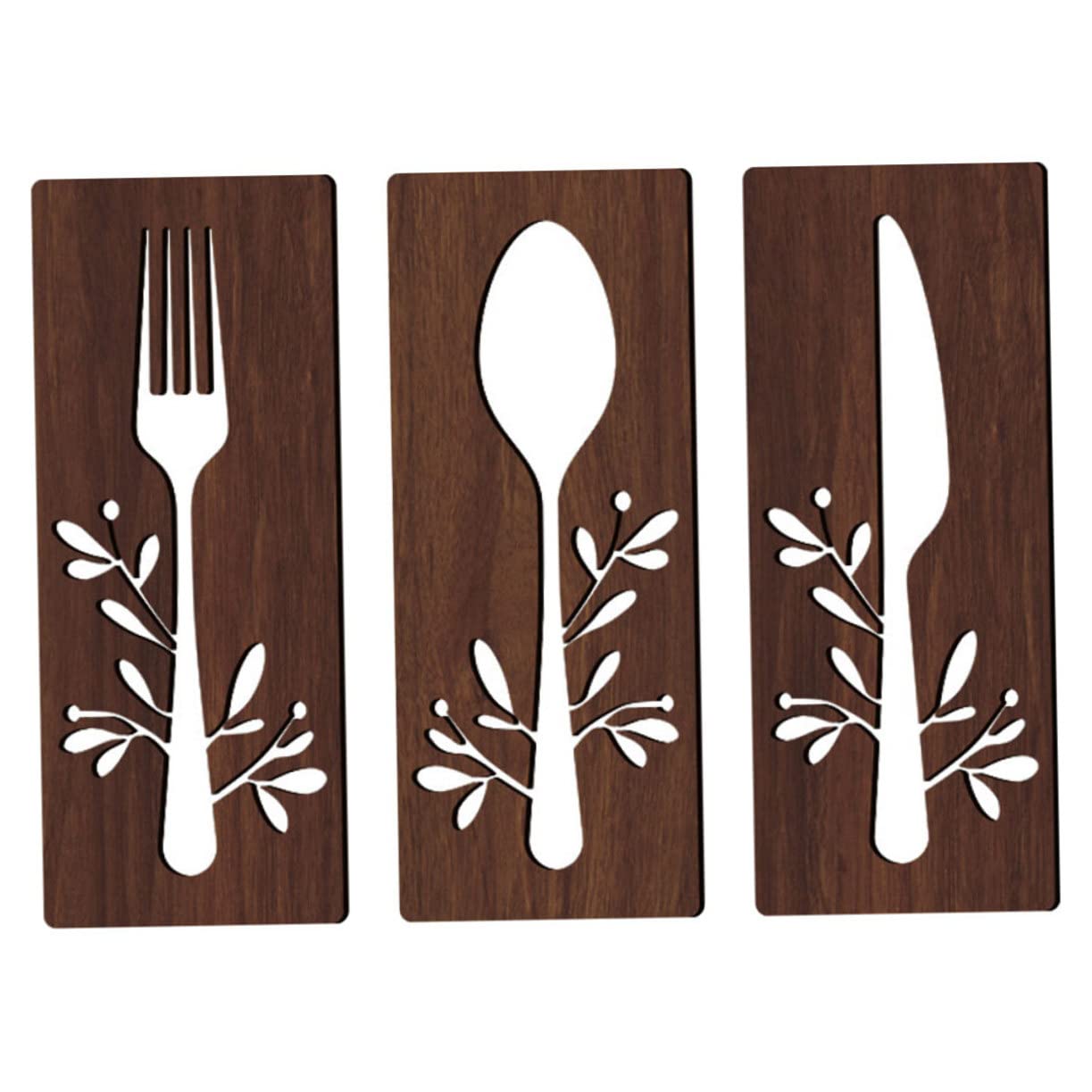 Enseigne rustique bois de noyer Amosfun pour célébrer les repas en famille