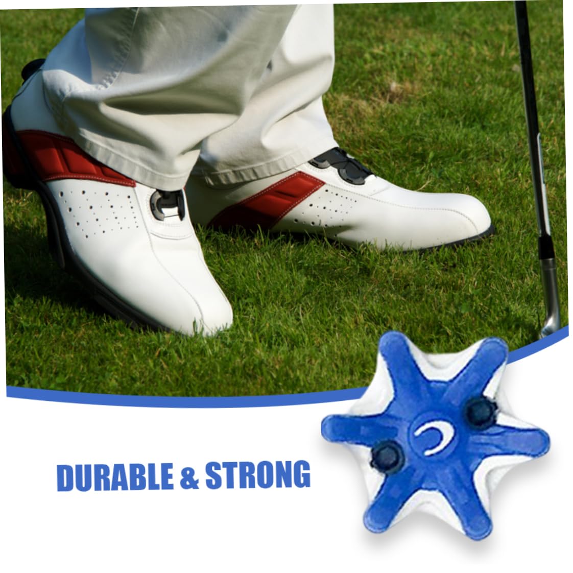 Golf Spikes Replacements Golf Shoe Spikes Shoe Studs for Accessories Blue, Sports